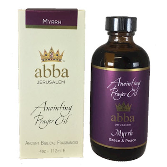 Myrrh Anointing Prayer Oil 4oz - Abba Oils Ltd